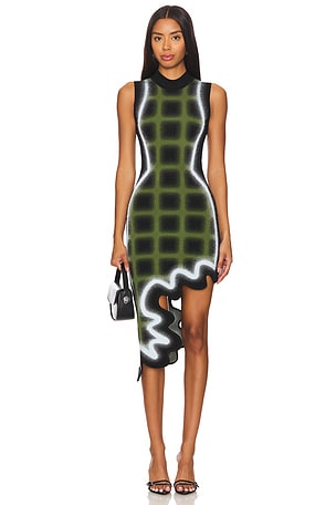 Mia Wavy Plaid Dress PH5