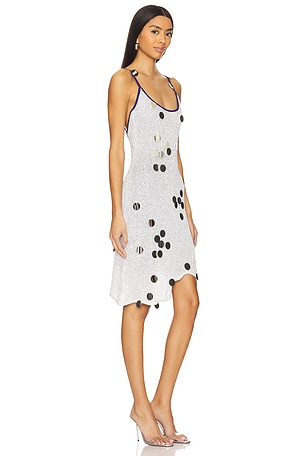 PH5 Bindi Sequins Dress in Metallic Silver