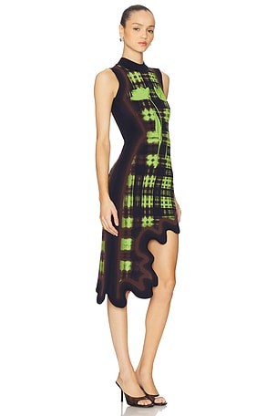 PH5 Brooklyn Wavy Dress in Black,Green