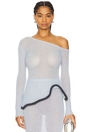 Pixie Alpaca Wavy Long Sleeve TopPH5$295