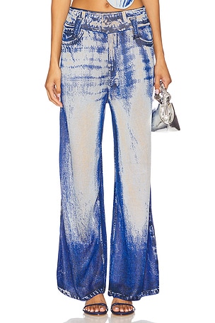 Aria Denim Print Wide Leg Pants PH5