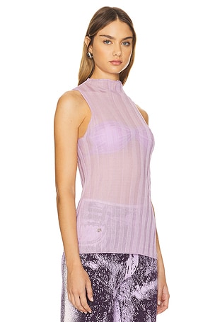 PH5 Jasmine Sheer Tank Top in Lavender
