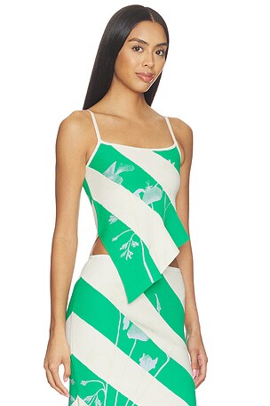 PH5 Nash UV Reactive Tank Top in Green,Beige