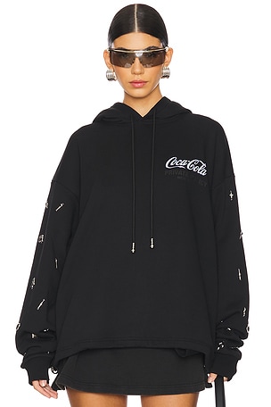 Silver Charm Sleeves Hoodie PRIVATE POLICY