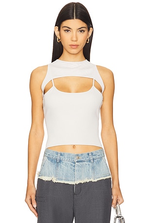 Mesh Harness Tank Top PRIVATE POLICY