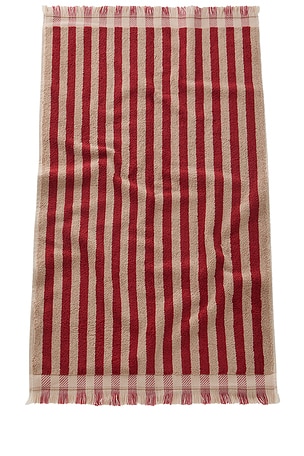 SERVIETTE PEMBROKE STRIPE BATH TOWEL Piglet in Bed