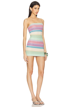 PQ Sydney Dress in Pink,Mint