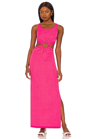 pink ring dress PQ Bianca Ring Dress in Cosmo Pink