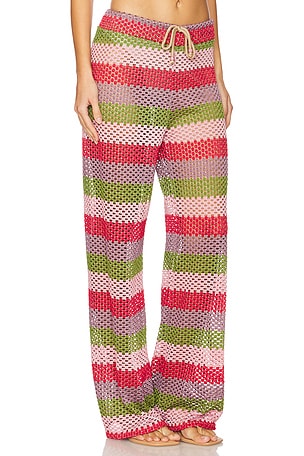 PQ Bree Boho Pant in Red