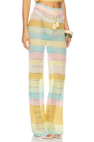 PQ Bree Boho Pant in Blue,Yellow