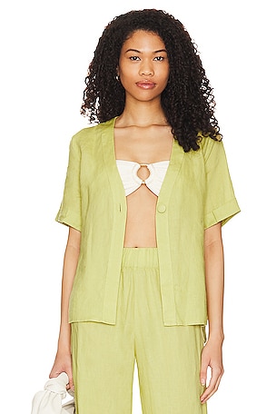 Free People In Paradise Wide Leg in Dried Basil