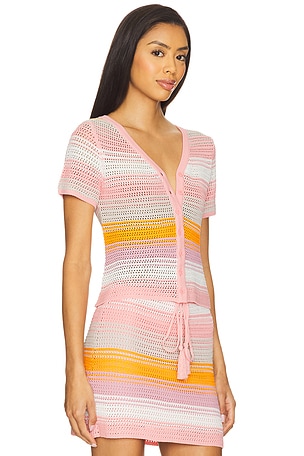 PQ Ellie Crochet Top in Pink