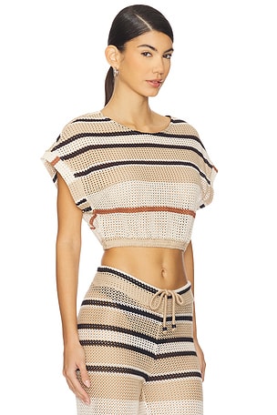 PQ Renee Crop Top in Brown