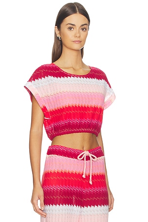 PQ Renee Crop Top in Pink