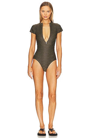Tropic of C The Sculpting C One Piece in Olive