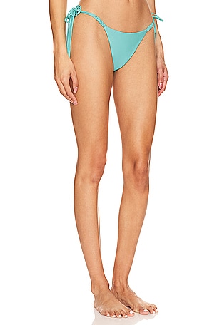 PQ Mila Tie Teeny Bikini Bottom in Teal