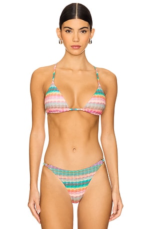 Chain Triangle Bikini Top PQ