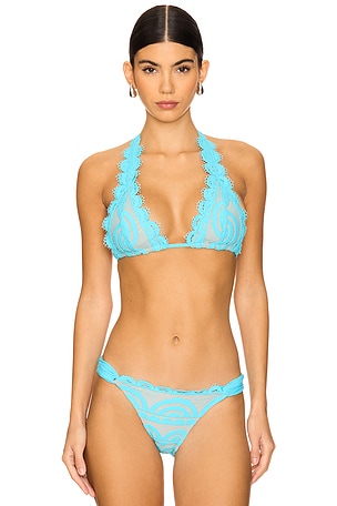 Lace Halter Bikini Top PQ