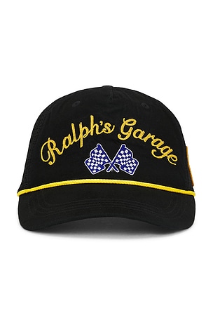 Cotton Canvas Vintage Ralph's Garage Trucker Hat Polo Ralph Lauren