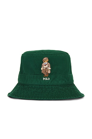 Cotton Twill Novelty Bear Loft Bucket Hat Polo Ralph Lauren
