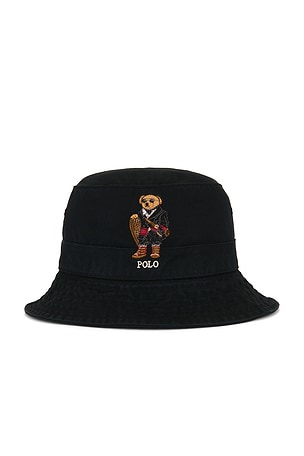 Cotton Twill Novelty Holiday Bear Loft Bucket Hat Polo Ralph Lauren
