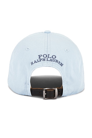 Polo Ralph Lauren Cotton Twill Novelty Bear Sport Cap in Baby Blue