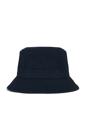Polo Ralph Lauren Cotton Twill Novelty Bear Loft Bucket Hat in Blue