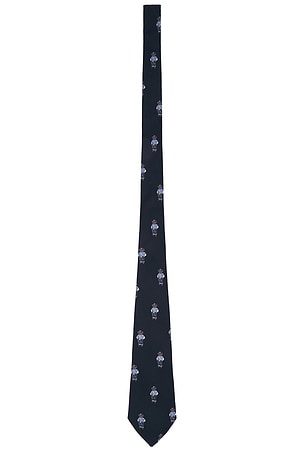 Polo Ralph Lauren Silk Polo Country Bear Neck Tie in Navy