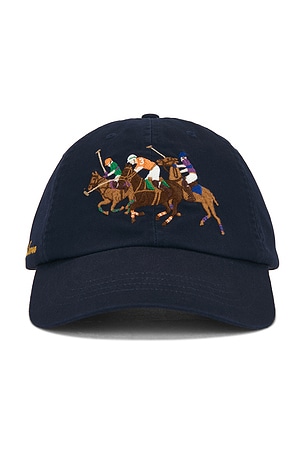Large Polo Players Embroidered Sport Cap Polo Ralph Lauren