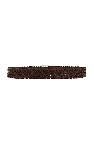 Polo Ralph Lauren Westend Braided Belt in Brown