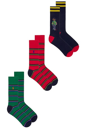 Polo Ralph Lauren Heritage Bear Socks Gift Box