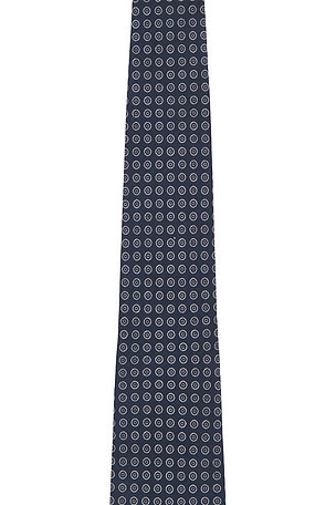 Polo Ralph Lauren Silk Circle Neat Neck Tie in Navy