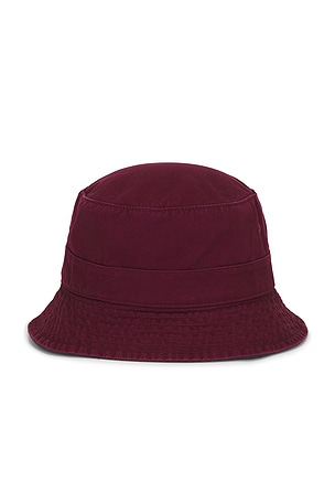 Polo Ralph Lauren Chino Loft Bucket Hat in Burgundy