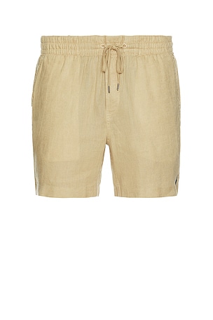 Linen Pull On Prepster Short Polo Ralph Lauren
