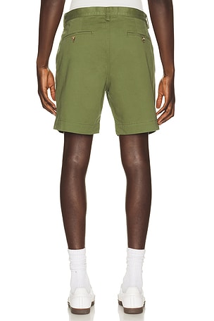 Polo ralph lauren bedford cotton stretch twill short en color verde