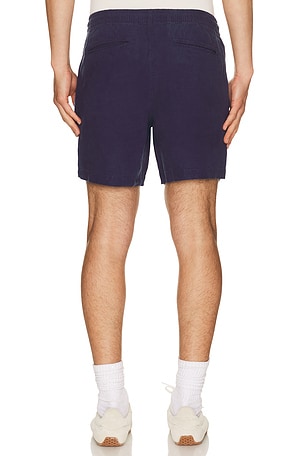 Polo Ralph Lauren Prepster Pull On Linen Short 6 in Navy