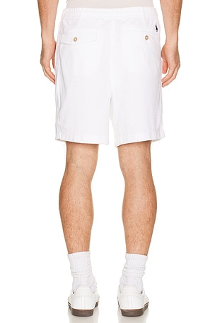 Polo Ralph Lauren Terry Prepster Tennis Logo Short in White