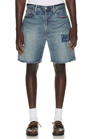 Novelty Repair Denim Jean Short Polo Ralph Lauren