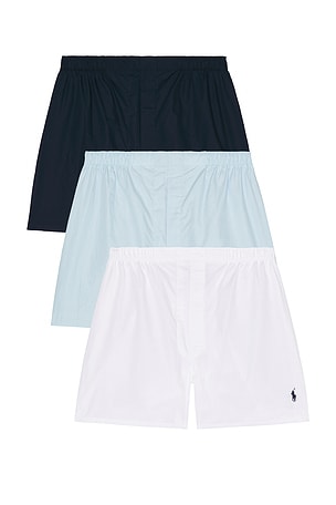 Classic Fit Cotton Boxer 3 Pack Polo Ralph Lauren