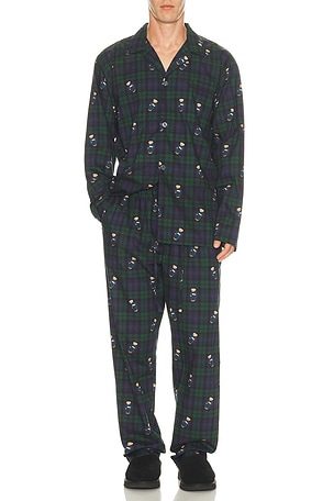 Woven Long Sleeve PJ Top & PJ Pant Set Polo Ralph Lauren