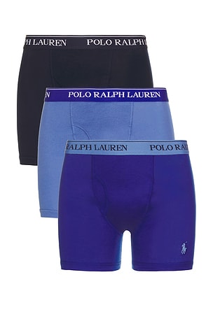 Classic Fit Cotton 3 Pack Boxer Brief Polo Ralph Lauren