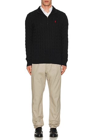 Polo Ralph Lauren Long Sleeve Pullover in Black