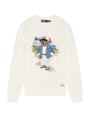 Heritage Icon Bear Crewneck Sweater Polo Ralph Lauren