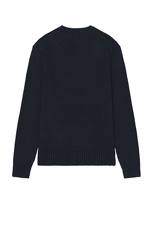 Polo Ralph Lauren Cotton Crewneck Novelty Bear Sweater in Navy