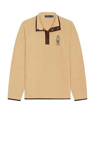 Fleece Novelty Heritage Bear Mockneck Sweatshirt Polo Ralph Lauren