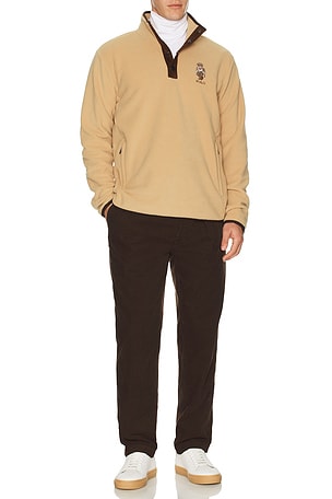 Fleece Novelty Heritage Bear Mockneck Sweatshirt Polo Ralph Lauren