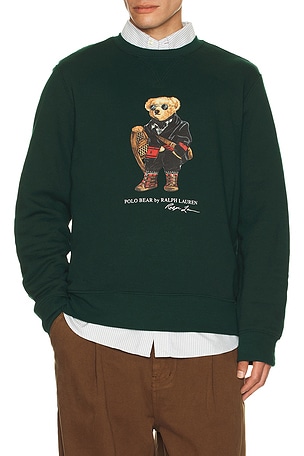 Novelty Holiday Bear Crewneck Sweatshirt Polo Ralph Lauren