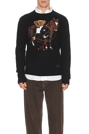 Polo Ralph Lauren Lunar New Year Wool Blend Bear Sweater Miu Miu