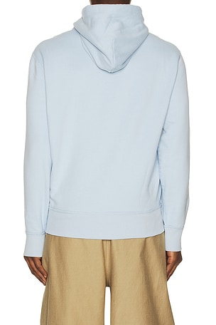 Polo Ralph Lauren Long Sleeve Rl Fleece Pullover Hoodie in Baby Blue