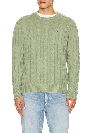 Cable Knit Crewneck Sweater Polo Ralph Lauren